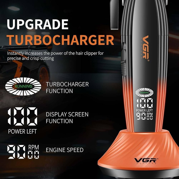 ماشین اصلاح موی سر و صورت شارژی وی جی ار مدل V-889C