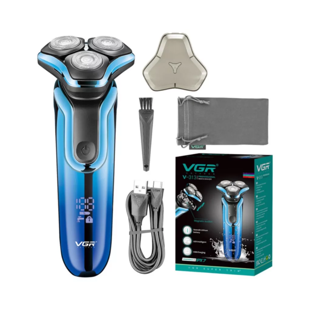 ماشین اصلاح وی جی آر مدل V-313 با تکنولوژی برش مستقیم و ضد آب