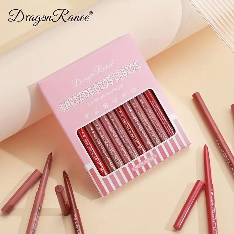 خط لب پیچی دراگون رانی بسته 12عددی Dragon Ranee سایز 1تا 12